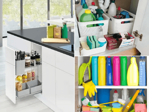 7 Ideas para Organizar el Placard debajo de la Pileta