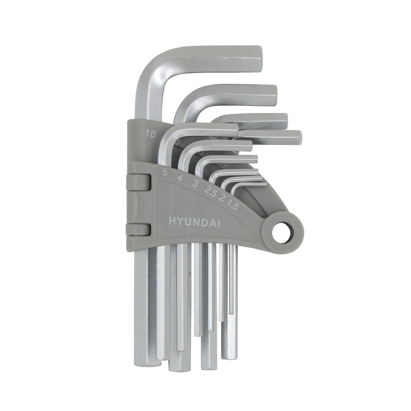 Juego de Llave Hexagonal 1.5-10mm 10ps - Hyundai