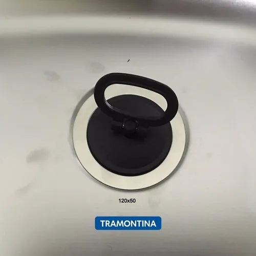 Mesada Acero Inox. Tramontina Aisi 430 1,20 X 0,50 Mts
