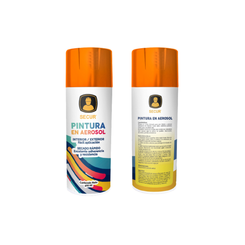 Pintura en Aerosol Secur - Varios Colores