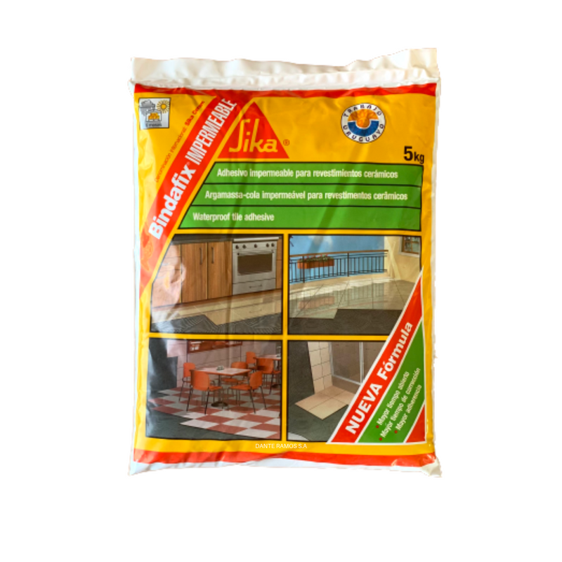 Adhesivo Bindafix Impermeable 5 Kg - Sika
