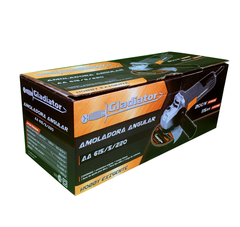 Amoladora 115mm 800w +5 Discos de Regalo