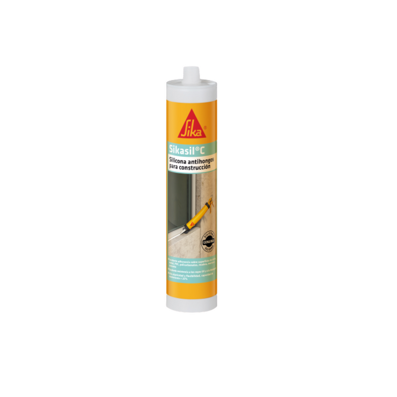 Sikasil - C Silicona Antihongos Transparente  300 ml - Sika